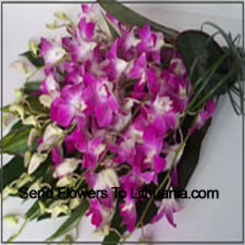 Mazzo di Orchidee con Riempitivi Stagionali